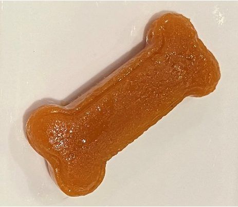 Gummy pumpkin dog treats are an intriguing change from the usual dog treat.